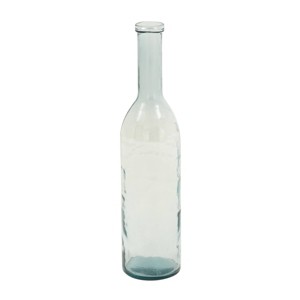 Olivia & May Recycled Glass Spanish Vase Clear: 30" Amphora Farmhouse Decor, Tabletop Display - 1 of 4