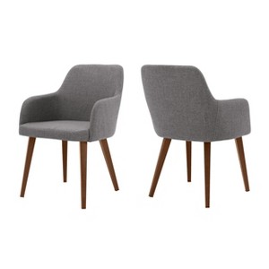 Alistair Dining Chair - Gray (Set of 2) - Christopher Knight Home