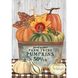 Briarwood Lane Fall Garden Flag 18x12.5 For Outdoor Farm Fresh Bushel Autumn Garden Flag Flag For Fall Garden Flag Flags For Outside - 1 of 4