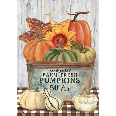 Bandiera Da Giardino Sunshine Barn Summer Farm Fresh Pickup - Briarwood Lane 12.5x18