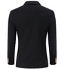 Clearlove Men's Linen Cotton Blend Two-Button Unstructured Blazer with Patch Pockets Relaxed Fit Sport Coat Business - 4 of 4