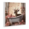 Stupell Industries Fawn in Rose Filled Tub Wall Plaque Art - 3 of 4