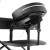 Saloniture Professional Portable Lightweight Bi-Fold Massage Table with Aluminum Legs - 2 of 4