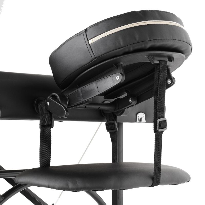 Saloniture Professional Portable Lightweight Bi-Fold Massage Table with Aluminum Legs, 2 of 8