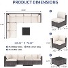 7-Piece Outdoor Rattan Patio Furniture Set - 2 of 4