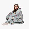 Tirrinia Wearable Blanket Oversized Hoodie for Adults, Patterns Sweatshirt Blanket, as Warm & Funny Gifts for Men Women Girlfriend - 3 of 4