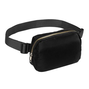 Unique Bargains Waterproof Adjustable Strap Ample Storage Fanny Packs for Traveling - 1 of 4