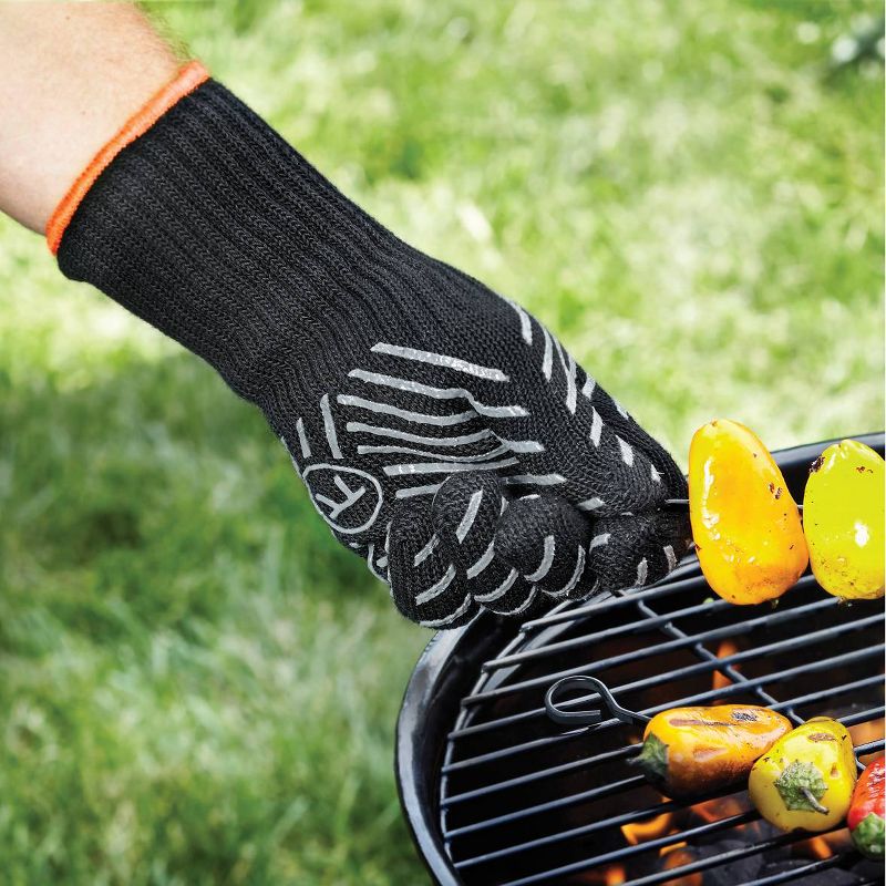 L-XL Professional High Temp Grill Glove Black - Outset, 3 of 6
