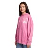 Hello Kitty & Bows Line Art Women's Pink Mineral Wash Long Sleeve Fleece Hooded Sweatshirt - 3 of 4