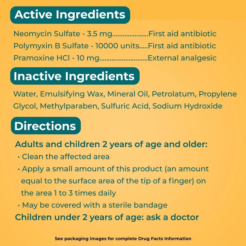 Neosporin Antibiotic and Pain Relieving Cream for Children - 0.5oz, 6 of 8