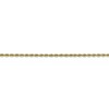 Black Bow Jewelry 2mm 10k Yellow Gold D/C Quadruple Rope Chain Anklet - 2 of 4