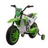 Aosom 12V Kids Motorcycle Dirt Bike Electric Battery-Powered Ride-On Toy Off-road Street Bike with Charging Battery, Training Wheels Blue - 4 of 4