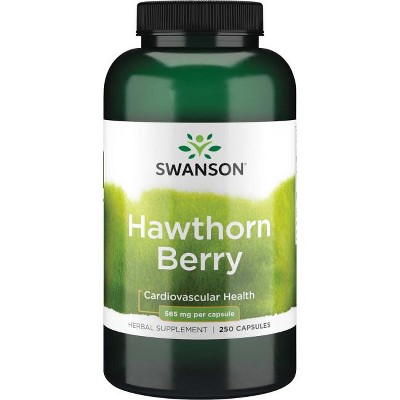 Swanson Herbal Supplements Hawthorn Berry 565 mg Capsule 250ct.