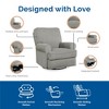 Baby Relax Tiana Nursery Swivel Glider Recliner Chair - 2 of 4