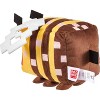 Minecraft Plush Angry Bee Toy 8'' Collectible Soft Doll Inspired by Video Game Character - 2 of 4
