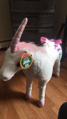 Melissa Doug Giant Unicorn Lifelike Plush Stuffed Animal Target