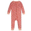 Onesies Brand Baby Girls' 3-Pack Footless Unionsuits - 3 of 4