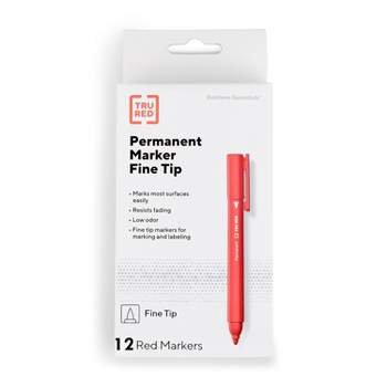  STAPLES TRU RED Tank Dry Erase Markers, Chisel Tip, Black (12  Markers) – Squircle Barrel Shape, AP Certified Non-Toxic, Bright Vivid  Colors, Low Odor Formula Ideal for Classrooms, Office, or