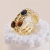 SOHI Women's California Gold The Renaissance Finger Ring - 2 of 4