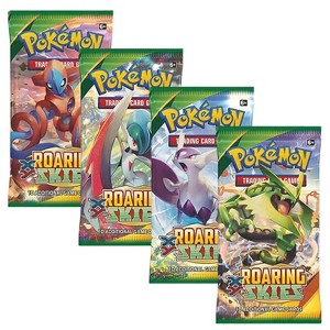 Pokemon XY6 Roaring Skies Art Set | 4 Booster Packs (One of Each