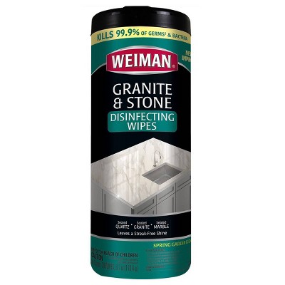 Weiman Granite Wipes - 30ct