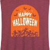 Women's - Disney - Happy Halloween Tombstone Graphic Racerback Tank - 2 of 4