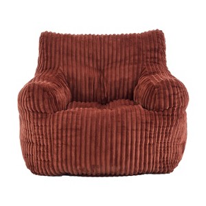 GDFStudio May Modern Corduroy 37" W Bean Bag Chair - 1 of 4