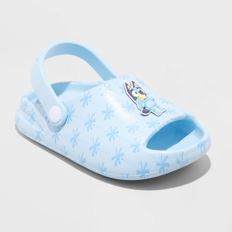 Toddler Bluey Comfort Slide Sandals - Blue, 1 of 8
