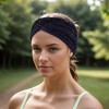 Unique Bargains Comfortable Cable Knit Cross Headband 1 Pc - 2 of 4