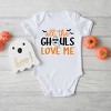 The Juniper Shop All The Ghouls Love Me Bats Baby Bodysuit - 2 of 3