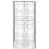 vidaXL Gabion Basket Silver Galvanized Iron Wire 39.4 x 39.4 x 78.7 in - 3 of 4