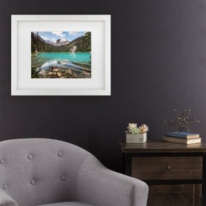 Trademark Fine Art Pierre Leclerc Joffre Lake Beauty Matted Framed Art - 1 of 4