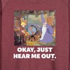 Women's - Disney - The Sword And The Stone Lightweight French Terry Wide Neck Long Sleeve Shirt - 2 of 4