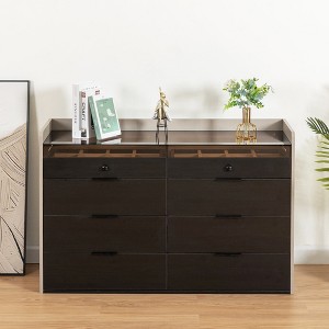 Bella Depot 6 Drawer Makeup Cabinet for Living Room, Bedroom, Hallway - 1 of 4