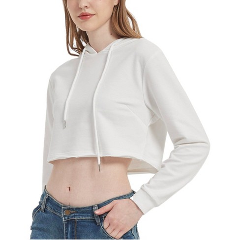 Crop top sweatshirt target sale