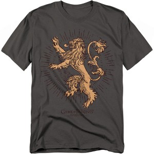 Game Of Thrones Lannister Burst Sigil Adult T-Shirt - 1 of 4