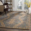 Organic ORG701 Hand Woven Area Rug Slate / Natural 4' X 6' - Safavieh. - 2 of 4