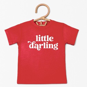 The Juniper Shop Little Darling Toddler Short Sleeve Tee - 1 of 4