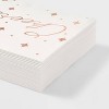 50ct Rose Gold Cheers Beverage Napkins - Spritz™ - 3 of 3