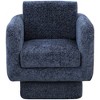 Meridian Furniture,Alessandra Chenille Fabric Swivel Accent Chair - 4 of 4
