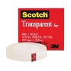 Scotch® Transparent Tape Roll, 1/2" x 1296", Pack of 6 - 2 of 4