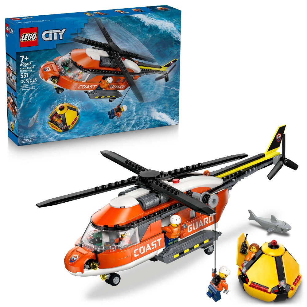 LEGO City Coast Guard Helicopter Toy for Kids 60503