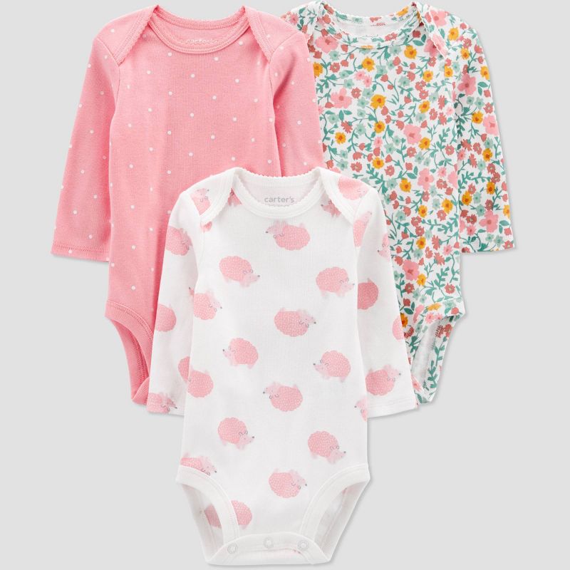 Carter's Just One You® Baby Floral Layette Registry Set - Pink, 3 of 14