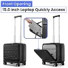 Whisen 18" Hard Shell Carry-On with Front Door, Laptop Layer & TSA Lock - 3 of 4