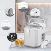ZAFRO Ice Maker Countertop with Handle, Self-Cleaning Ice Machine, 35Lbs per Day, Chewable&Soft Ice Cubes, with Ice Basket/Ice Scoop - 3 of 4