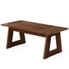 Resenkos Dining Table, Living Room Table,63" Dining Table, Wood Farmhouse Kitchen Table for 4-6,Brown - 4 of 4