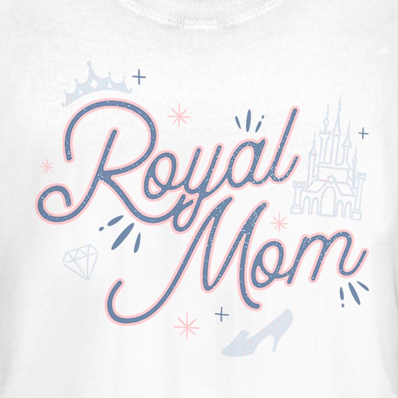 Juniors Womens Disney Royal Mom  T-Shirt -  -, 2 of 5