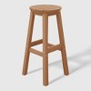 WestinTrends Malibu 24" All Weather Hdpe Outdoor Patio Round Backless Counter Stool - 4 of 4