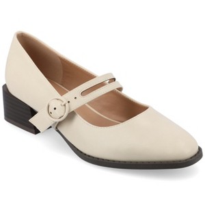 Journee Collection Womens Savvi Faux Leather Mary Jane Pumps - 1 of 4