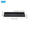 Unique Bargains Plastic Fast Food Smooth Surface Reusable Serving Tray 2 Pcs - 2 of 4